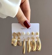 تصویر پک گوشواره اقتصادی مدل مرواریدی و فشن شماره 6 