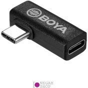 تصویر مبدل میکروفون بویا مدل BY-K5 ا boya by k5 type c phone audio adapter boya by k5 type c phone audio adapter