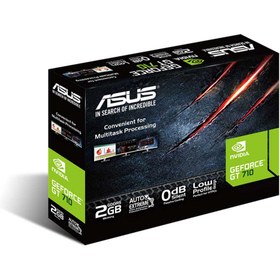 تصویر گرافیک Asus GeForce GT710 SL 2GD3 BRK-EVO ظرفیت 2 گیگ 