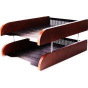 تصویر کازیه ۲ طبقه چوب و فلز شهاب تحریر 