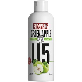 تصویر شامپو يونيورسال سيب ترش مخصوص سگ رد اسپرینگ 300 ميلي ليتر red spring Green apple shampoo for dog