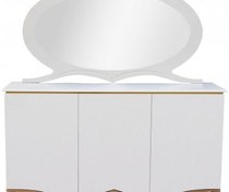 تصویر آینه کنسول سلطنتی سبک کلاسیک مدل SI 