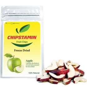 تصویر سیب خشک پفکی فریزدرایر 