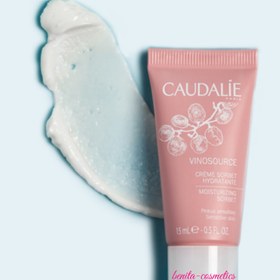 تصویر مرطوب کننده وینوسورس سوربت کدلی ۱۵ میل Caudalie Moisturizing Care Cream For Sensitive Skin