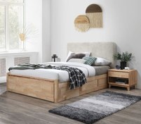 تصویر تخت خواب چوبی a133 