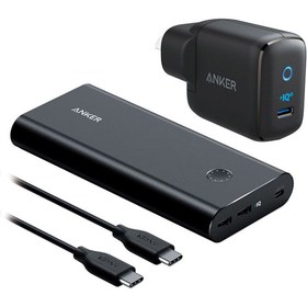 تصویر پاور بانک انکر B1376 PowerCore+ 26800mAh ا Anker B1376 PowerCore+ 26800mAh PD 45W Power Bank Anker B1376 PowerCore+ 26800mAh PD 45W Power Bank