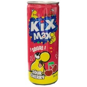 تصویر نوشابه گازدار کیکس مکس با طعم گیلاس (250 میل) kixmax kixmax