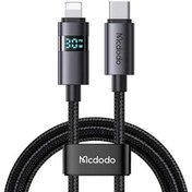 تصویر کابل تبدیل تایپ سی به لایتنینگ مک دودو مدل CA6570 طول ۱.۲ متر 