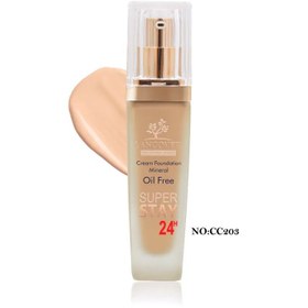 تصویر کرم پودر سی سی مات لنکاور حاوی SPF15 حجم 35ml - CC 202 Lancover Super Stay CC Foundation SPF15 35ml