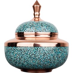 تصویر قندان فیروزه کوبی آقاجانی کد F267 