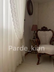 تصویر پرده آماده مدل لبه دانتل 