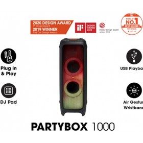 تصویر پخش کننده خانگی جی بی ال مدل Party Box 1000 