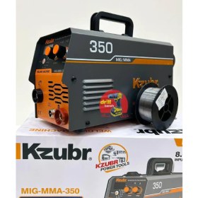 تصویر دستگاه جوشکاری دو کاره CO2 بدون گاز زوبر 350 آمپر مدل (K10580) Kzubr MIG-MMA-350 