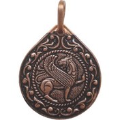 تصویر آویز گردنبند مردانه طرح شیر دال 