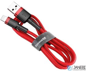 تصویر کابل تبدیل 1 متری USB-C به لایتنینگ بیسوس مدل CATLKLF-G1 Cafule Baseus CATLKLF-G1 Cafule USB-C To Lightening 1m Data Cable