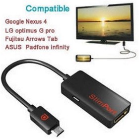 تصویر تبدیل SlimPort به HDMI برند بافو مدل BF-2641 | مبدل اسلیم پورت به اچ دی ام ای 