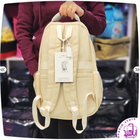 تصویر کوله پشتی فانتزی دخترانه | طرح موج Fantasy backpack for girls design