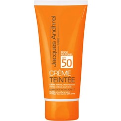 تصویر کرم ضد آفتاب رنگی ژاک آندرل پاریس SPF50 مدل TINTED مناسب پوست های چرب حجم 50 میلی لیتر 