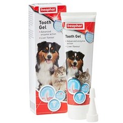تصویر ژل دندان سگ و گربه بیفار طعم جگر وزن 100 گرم ا Beaphar Tooth Gel 100gr Beaphar Tooth Gel 100gr