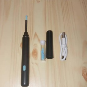 تصویر گوش پاک کن هوشمند تصویری 4K با نور LED – سازگار با iOS و Android 