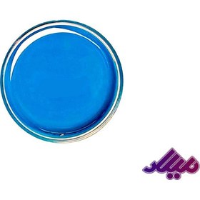 تصویر رنگ خمیری رزین آبی ساده 