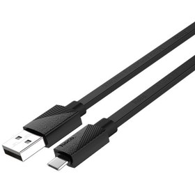 تصویر کابل تبدیل USB به MICRO USB هوکو مدل U34 طول ۱/۲ متر 