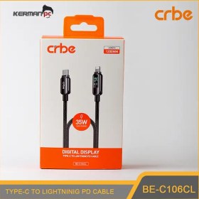 تصویر کابل تبدیل USB به لایتنینگ کربی مدل BE-C106CL طول 1.2 متر Crbe BE-C106CL Data Cable for Lightning