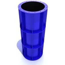 تصویر قالب ستون گرد ارتفاع 100 سانتی متر قطر 50 سانتی متر قالب ستون گرد