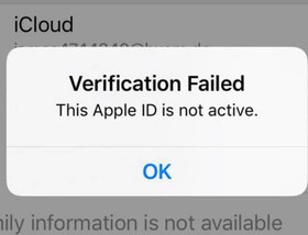 تصویر حل مشکل This Apple ID is not active حل مشکل This Apple ID is not active