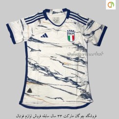 تصویر لباس دوم ایتالیا 2023 هواداری با لوگوی دوختی و تایلندی 