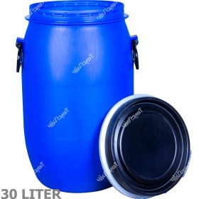 تصویر بشکه پلی اتیلن ۳۰ لیتری آلمانی دسته دار 