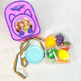 تصویر اسباب بازی مدل ست میوه برشی طرح کوله پشتی کد 149 