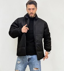 تصویر کاپشن مردانه طرح باکسی 