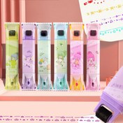 تصویر ست ۳ عددی هایلایتر و مهر غلتکی طرح آلیس 