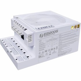 تصویر منبع تغذیه کامپیوتر لیان لی Edge White 80 Plus Gold توان 1200 وات Lian Li Edge White 80 Plus Gold 1200W Computer Power Supply