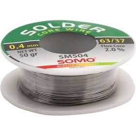 تصویر سیم لحیم سومو 0.4 میلیمتر 50 گرم مدل SOMO SM504 solder wire