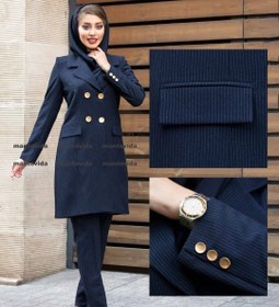تصویر ست مانتو شلوار دیپلمات 