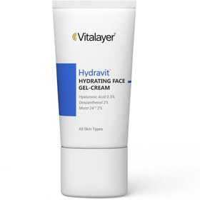 تصویر کرم ژل آبرسان صورت هیدراویت ویتالیر | VITALAYER حجم 50ml خرید آنلاین محصولات آرایشی و بهداشتی برند ویتالیر Vitalayer | استفاده از مواد طبیعی با فرمولاسیون ارگانیک | پلتفرم فشن با کمک هوش مصنوعی | بولوز