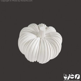 تصویر دکوری پلی استر طرح کدو شیاردار 9 سانتی متر 