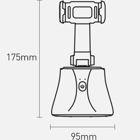 تصویر هولدر و گیمبال Baseus SUYT-B Baseus SUYT-B Holder and gimbal