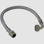 تصویر شلنگ رابط منبع تحت فشار یک متری بدنه استیل 