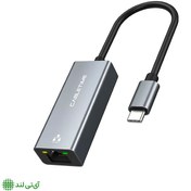 تصویر تبدیل TYPE-C به LAN گیگابیتی کِیبِل تایم مدل Cabletime CB51G 