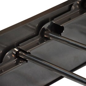 تصویر بند رخت دیواری پیشواز صنعت مدل الیسا - مشکی 