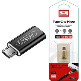 تصویر مبدل USB-C به Micro USB ارلدام ET-TC09 ا Earldom ET-TC09 Micro USB To Type-C Converter Earldom ET-TC09 Micro USB To Type-C Converter