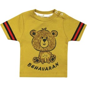 تصویر بلوز آستین کوتاه نوزاد پسرانه طرح گوچی به آوران Behavaran Gucci ا Behavaran Gucci Baby Boy Short Sleeve Shirt Behavaran Gucci Baby Boy Short Sleeve Shirt