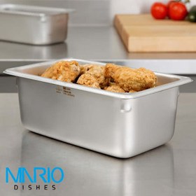 تصویر لگن بن ماری 1/4بدون درب عمق 10 