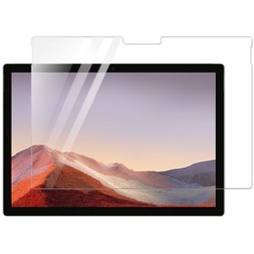 تصویر محافظ صفحه نمایش شیشه ای با قوس 0.3 میلی متر برای Microsoft Surface Pro 7 13 '' 