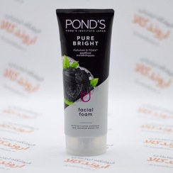 تصویر فوم پاک کننده و روشن کننده حاوی ذغال شارکل Pure White حجم 100 میل پوندز Pond'S Pure White Face Foam 100ml