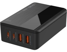 تصویر شارژر رومیزی الدینیو مدل A4808Q توان ۶۵ وات با ۲ پورت USB-C 
