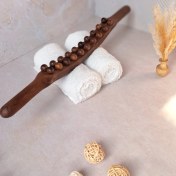 تصویر وردنه ماساژ ساموا دو ردیفه موازی 